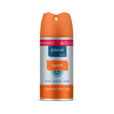 Desodorante Aerosol Pocket Above Men Sport 100ml